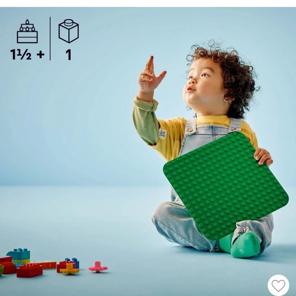 LEGO DUPLO Green Building Plate Construction Toy 10460 new